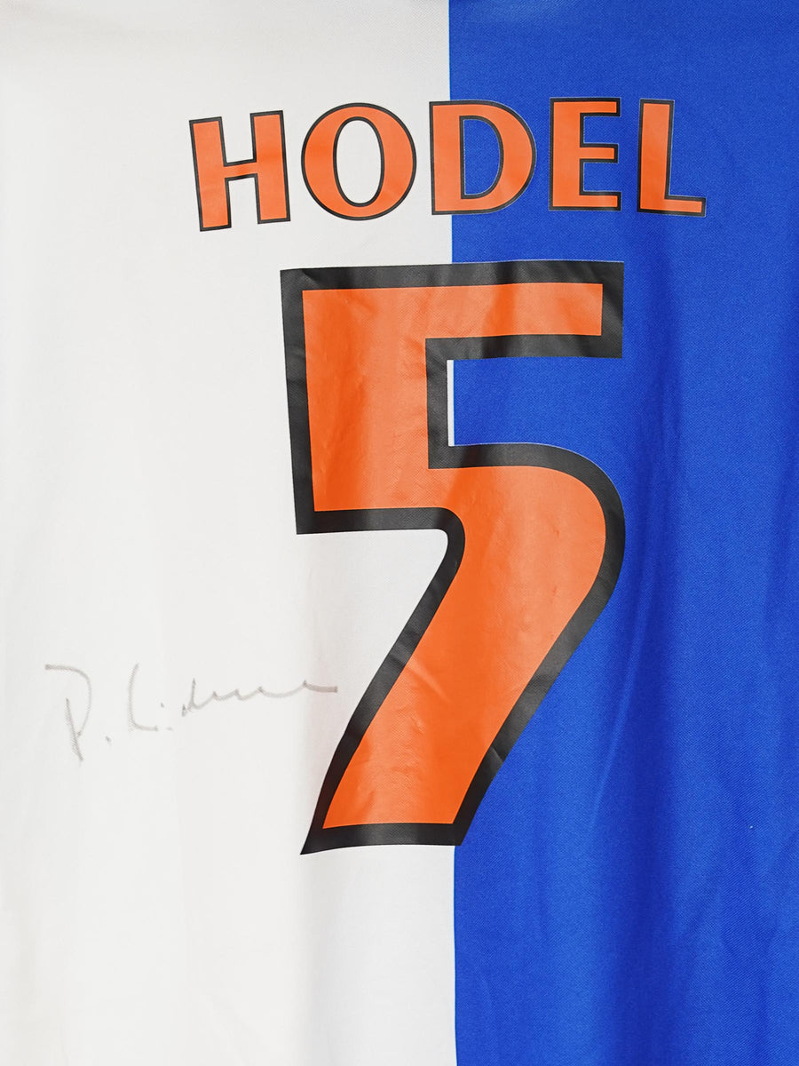 Grasshopper Home Shirt 2002/4 Hodel 5 Signed (XL)