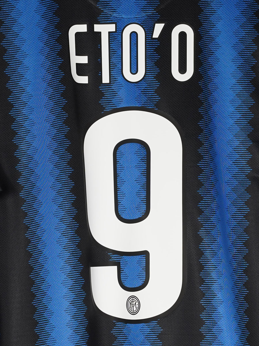 2010/11 Inter Milan Eto'o #9 Home Shirt (M)