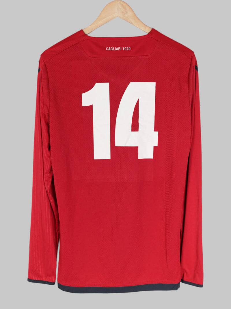 2017/18 Cagliari #14 Youth Third Shirt L/S (L)