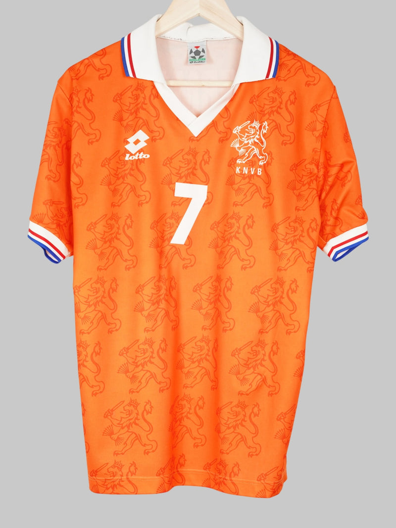1994/95 Netherlands Overmars #7 Home Shirt (M)