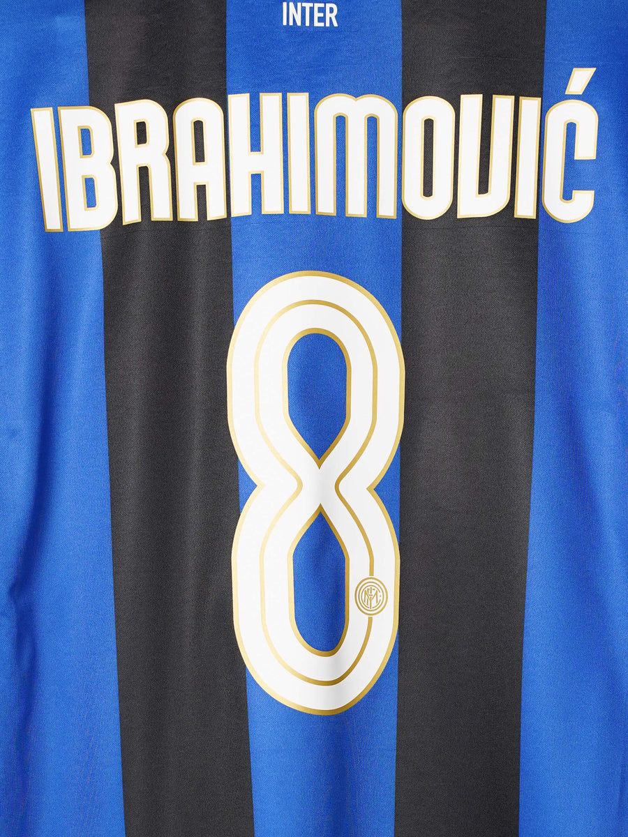 2008/9 Inter Milan Ibrahimovic #8 Home Shirt (XL)