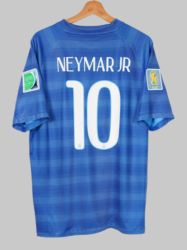 2014/15 Brasil Neymar Jr #10 Camiseta Visitante (L) Nike