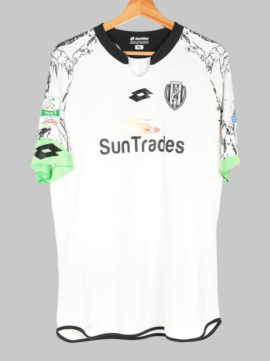 2015/16 AC Cesena Succi #19 Home Shirt Match Worn/Issued Signed (XL)