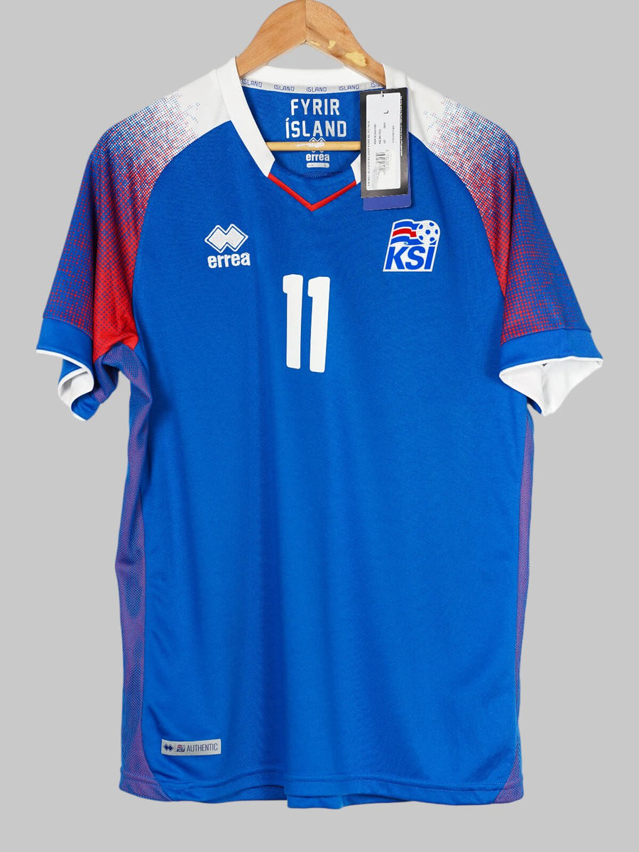 Iceland Home Shirt 2018/19 BNWT Finnbogason 11 (L)