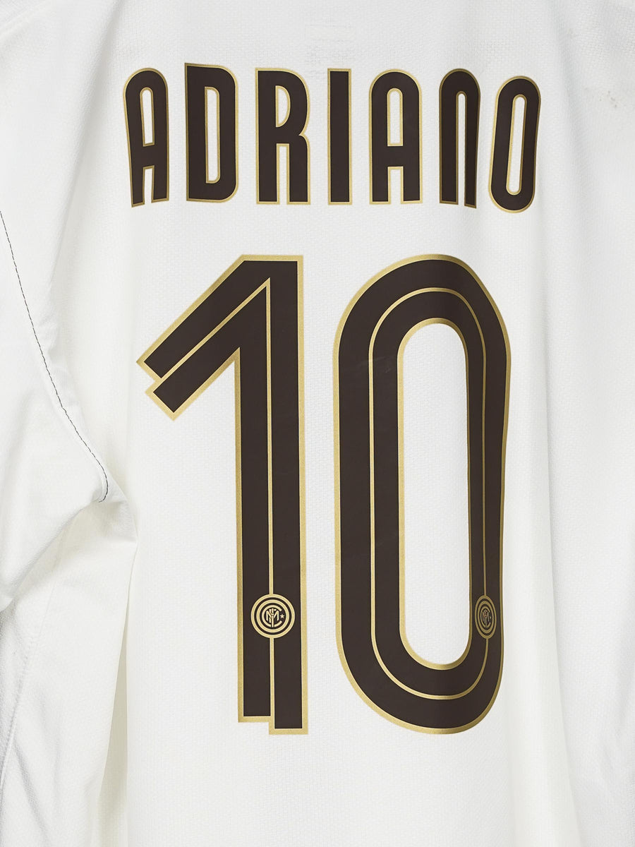 Inter Milan Away Shirt 2008/9 Adriano 10 (L)