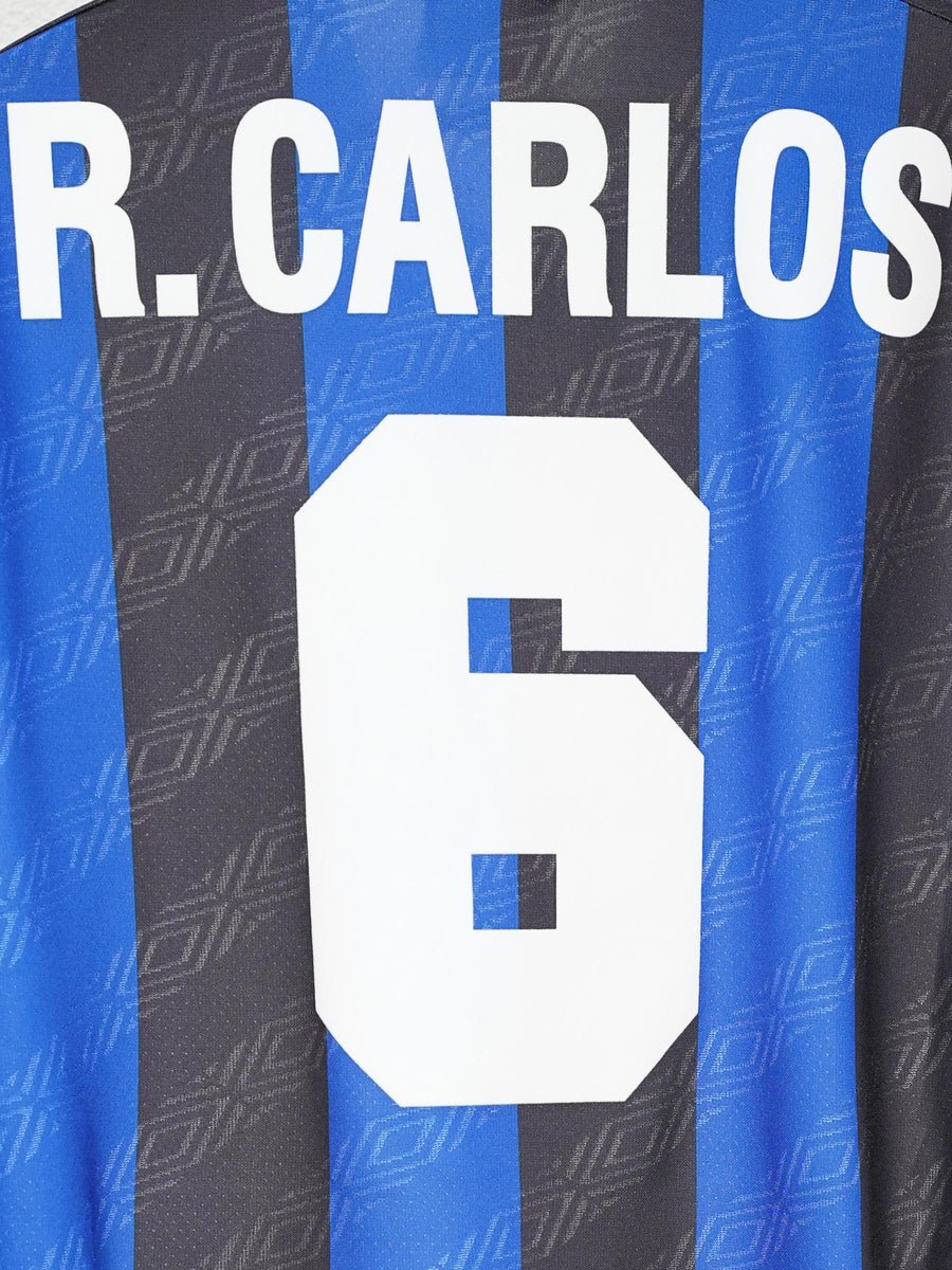 Inter Milan Home Shirt 1995/96 R.Carlos 6 (L)