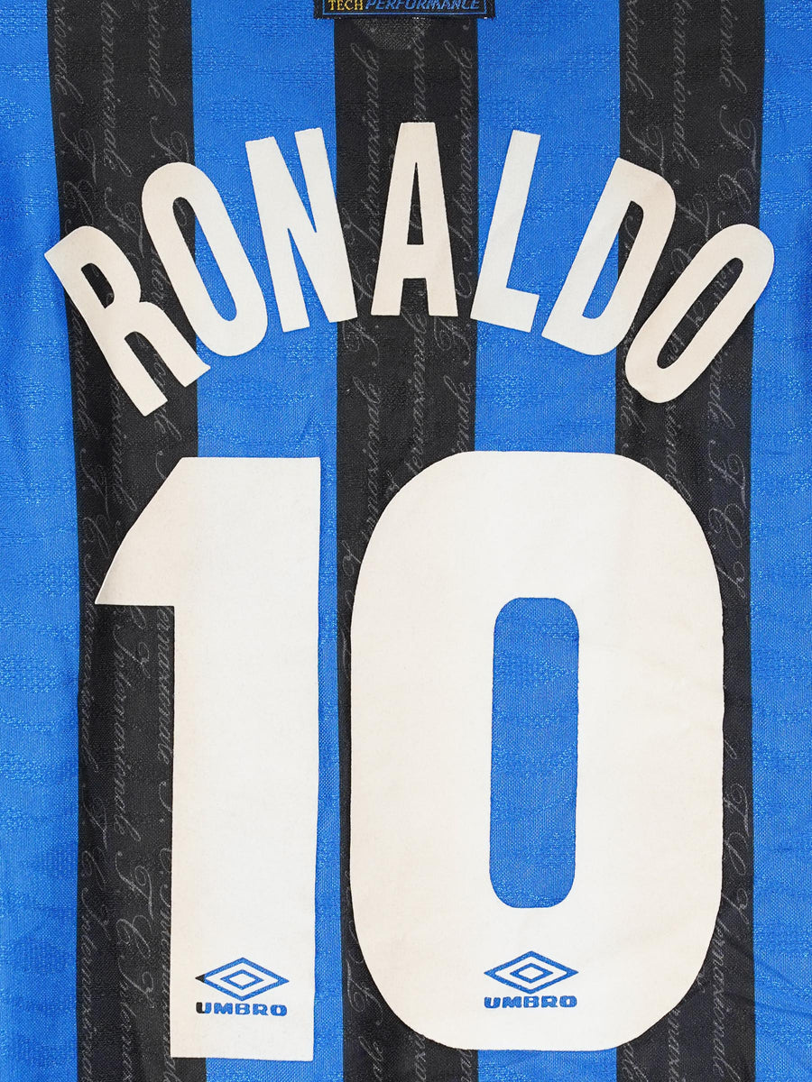 Inter Milan Home Shirt 1997/98 Ronaldo 10 (XL)