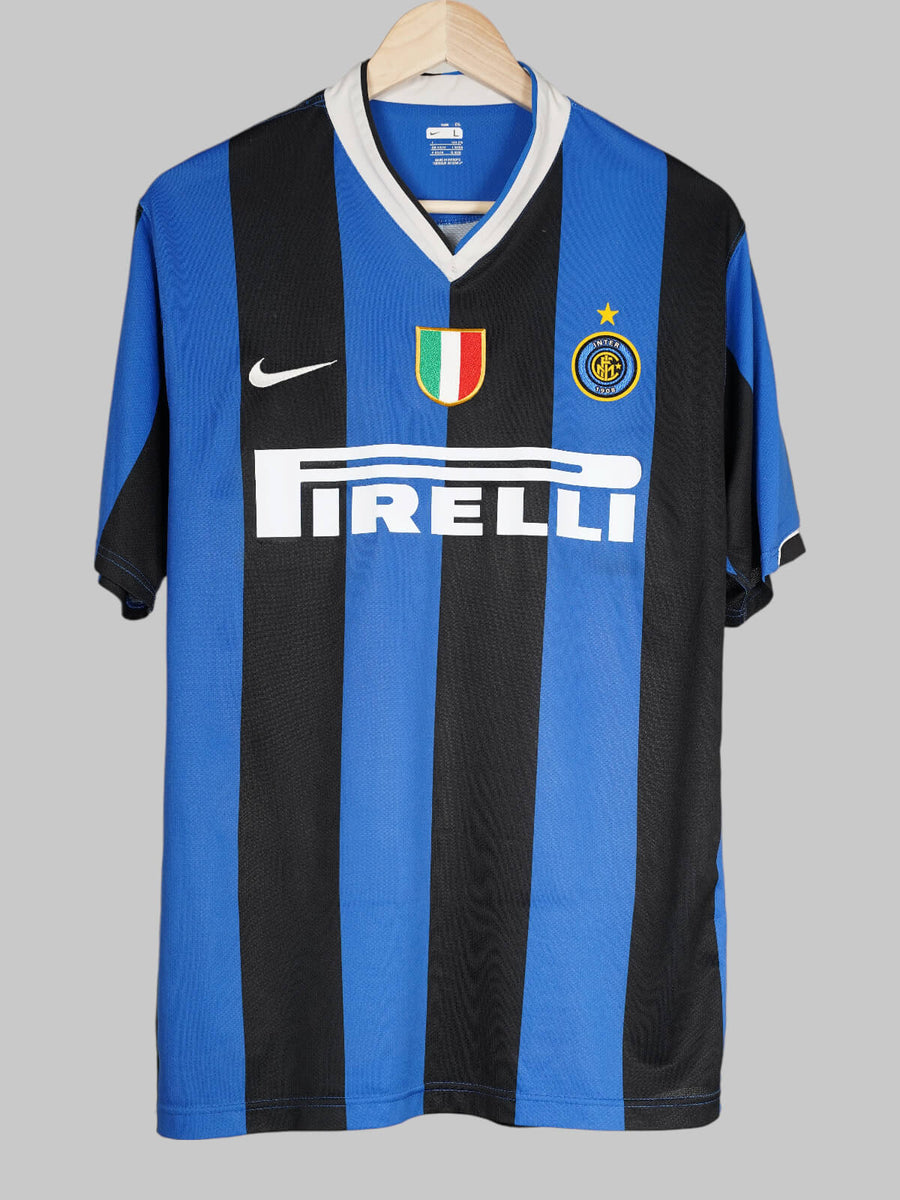 Inter Milan Home Shirt 2006/7 J. Zanetti 4 (L)