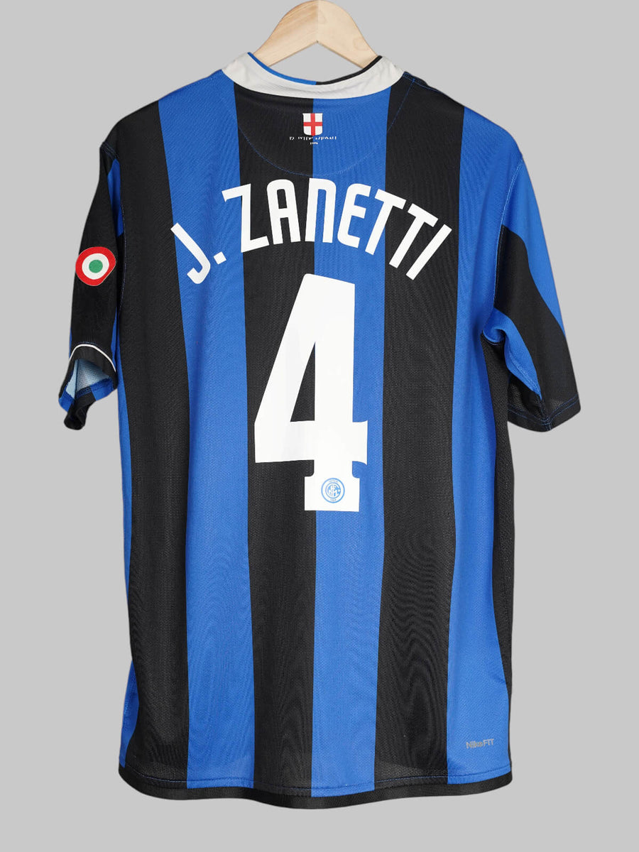 Inter Milan Home Shirt 2006/7 J. Zanetti 4 (L)