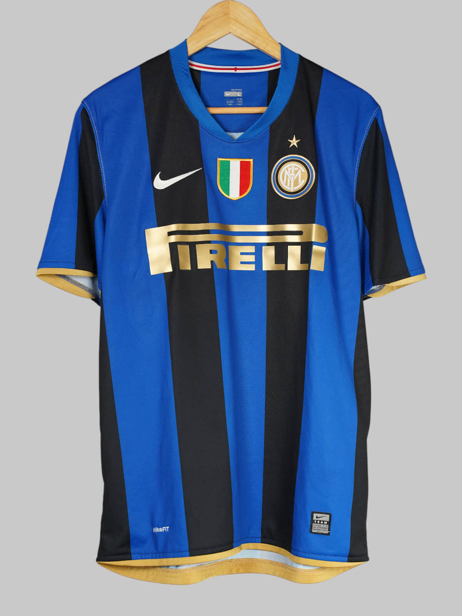 Inter Milan Home Shirt 2008/9 Ibrahimovic 8 (L)