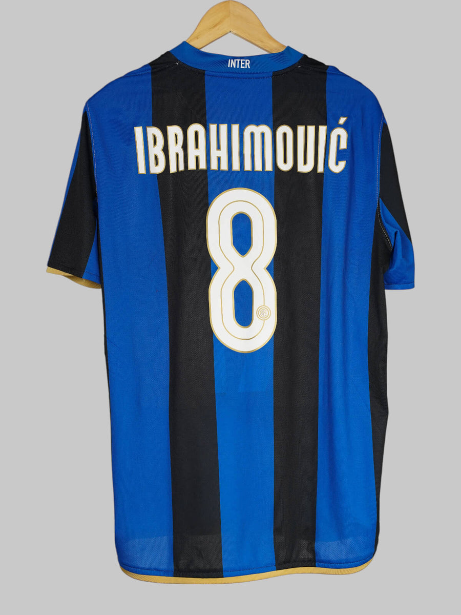 Inter Milan Home Shirt 2008/9 Ibrahimovic 8 (L)