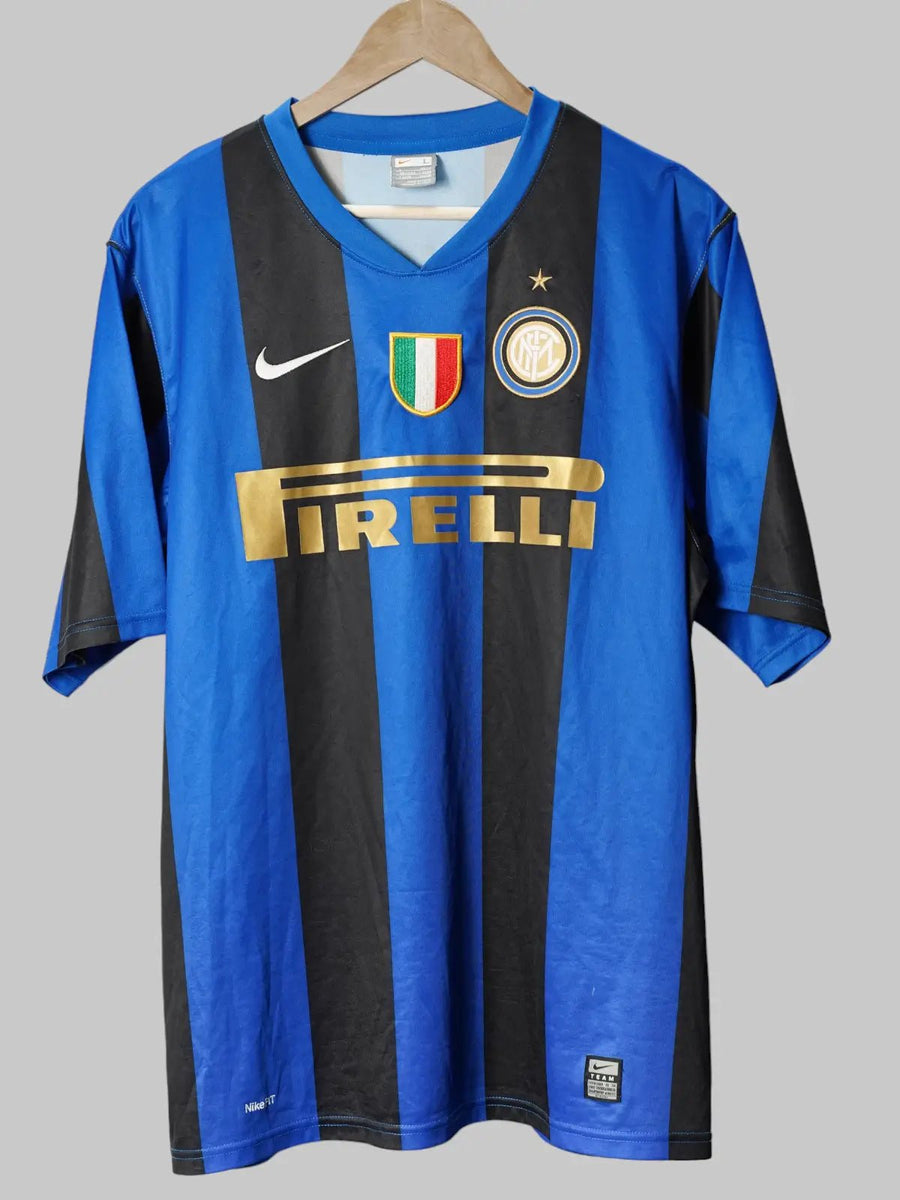 Inter Milan Home Shirt 2008/9 Ibrahimovic 8 (L)