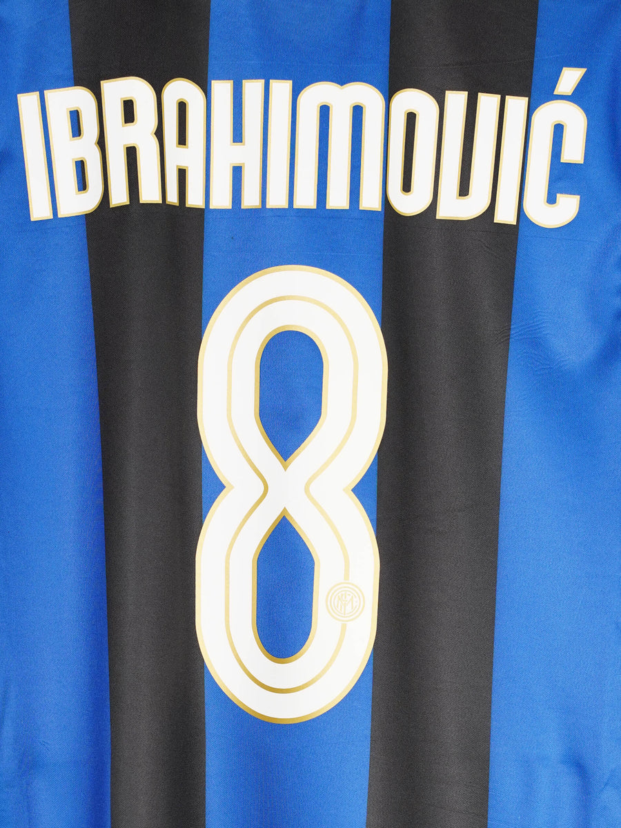 Inter Milan Home Shirt 2008/9 Ibrahimovic 8 (M)