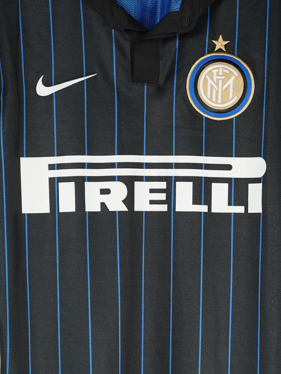 Inter Milan Home Shirt 2014/15 Match Issue Guarin 13 (L)