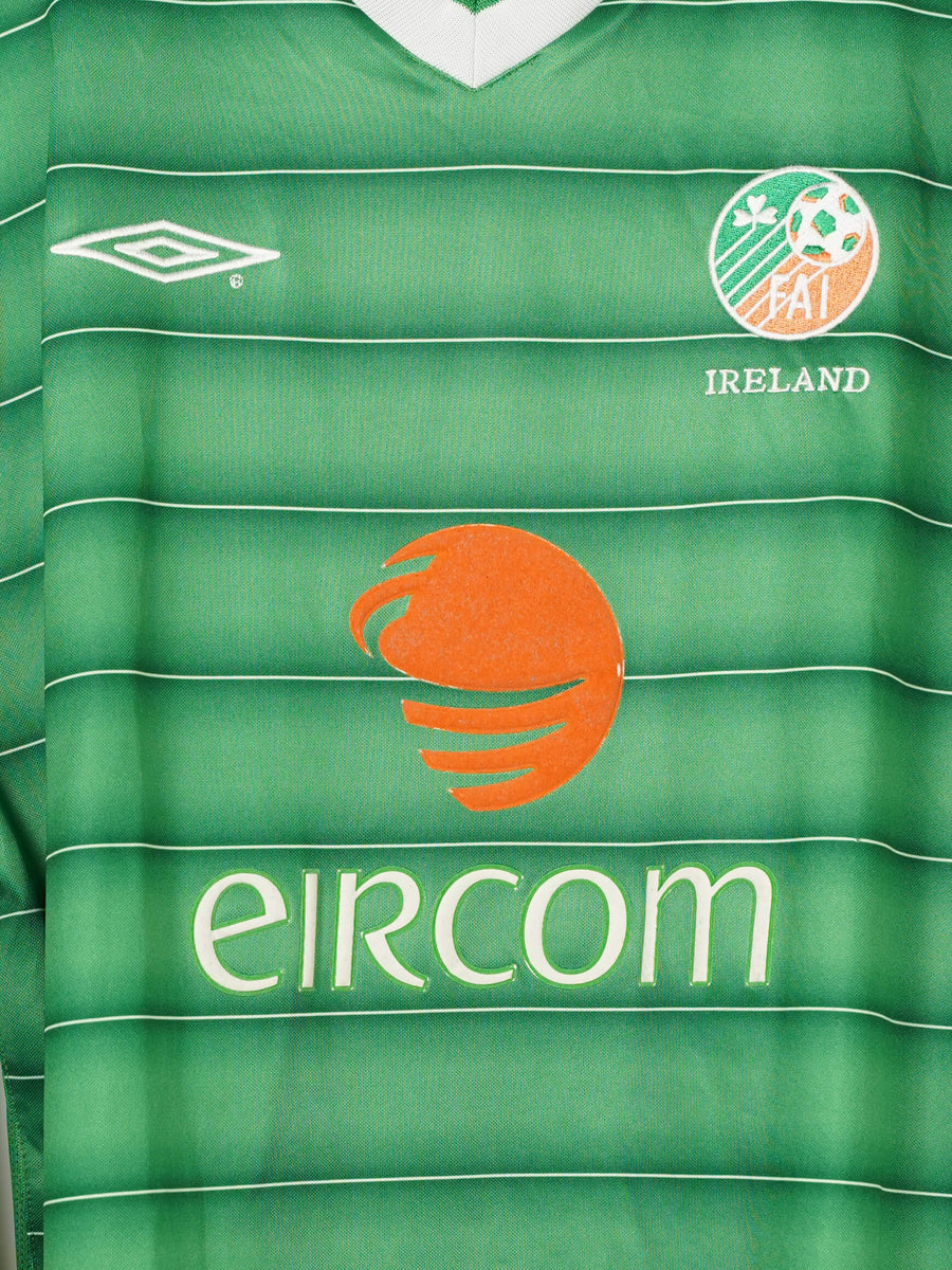 Ireland Home Shirt L/S 2003/4 R.Keane 10 (L)