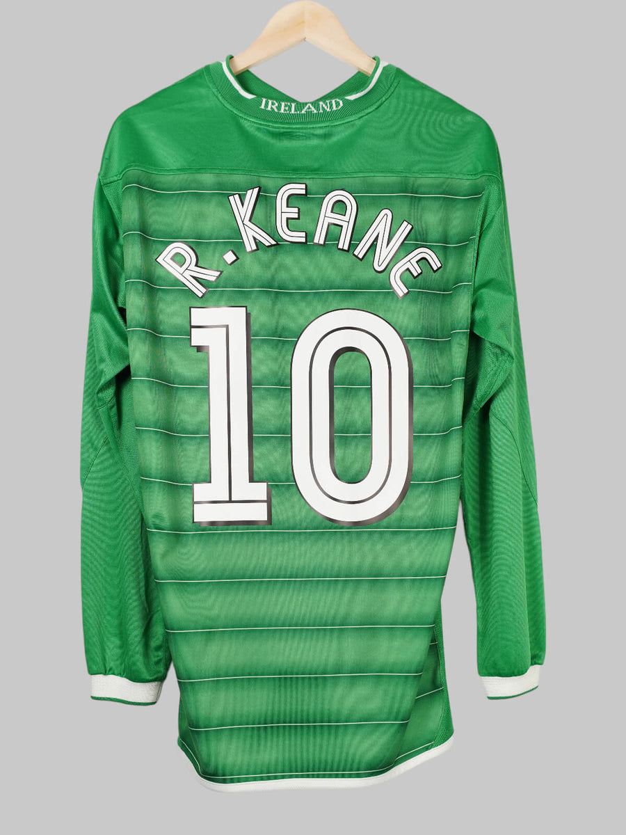 Ireland Home Shirt L/S 2003/4 R.Keane 10 (L)