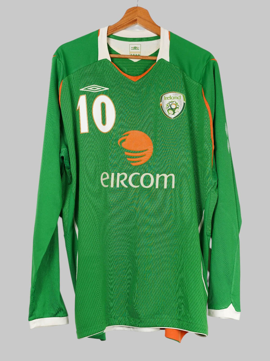 Ireland Home Shirt L/S 2008/10 Keane 10 (XXL)