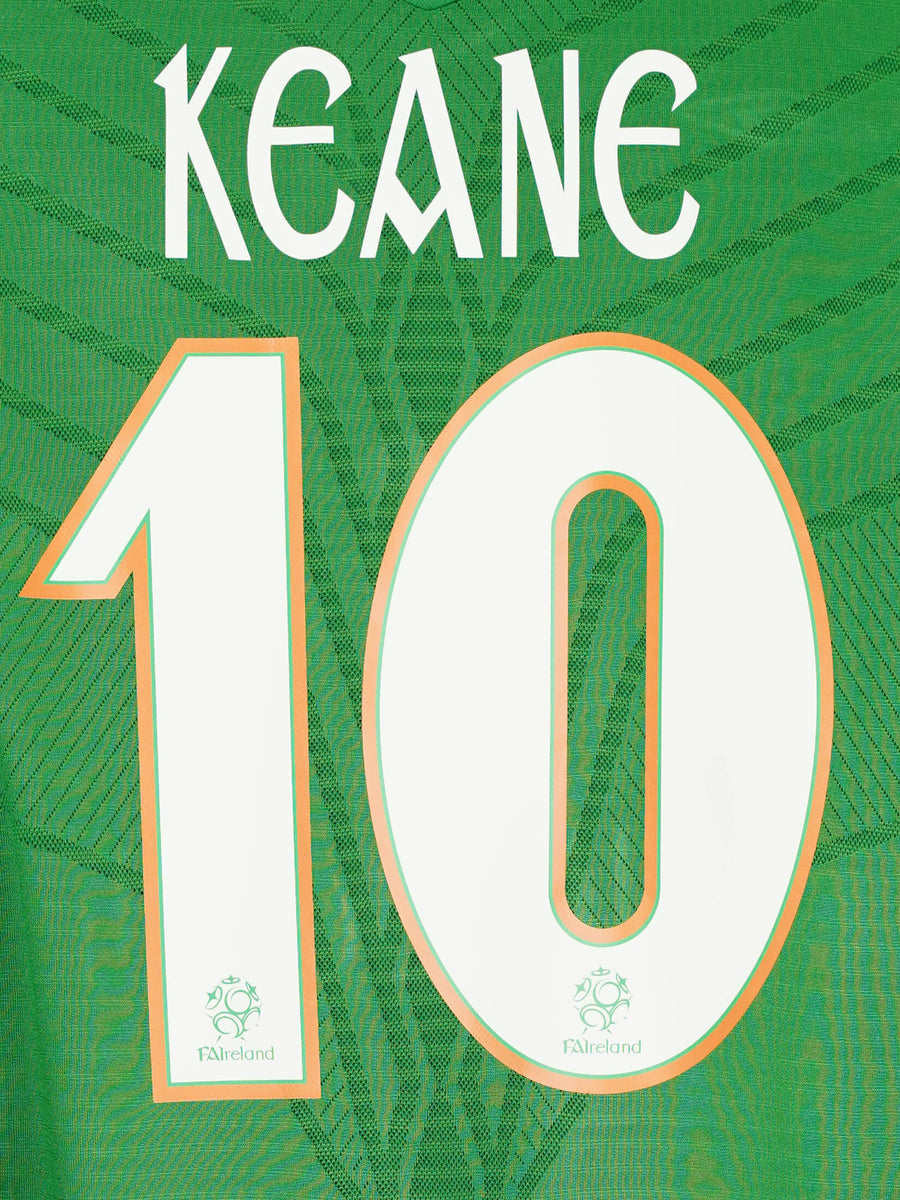 Ireland Home Shirt L/S 2008/10 Keane 10 (XXL)
