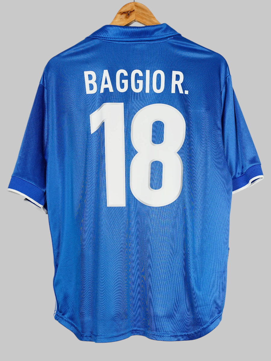Italy Home Shirt 1998/99 Baggio R. (L)