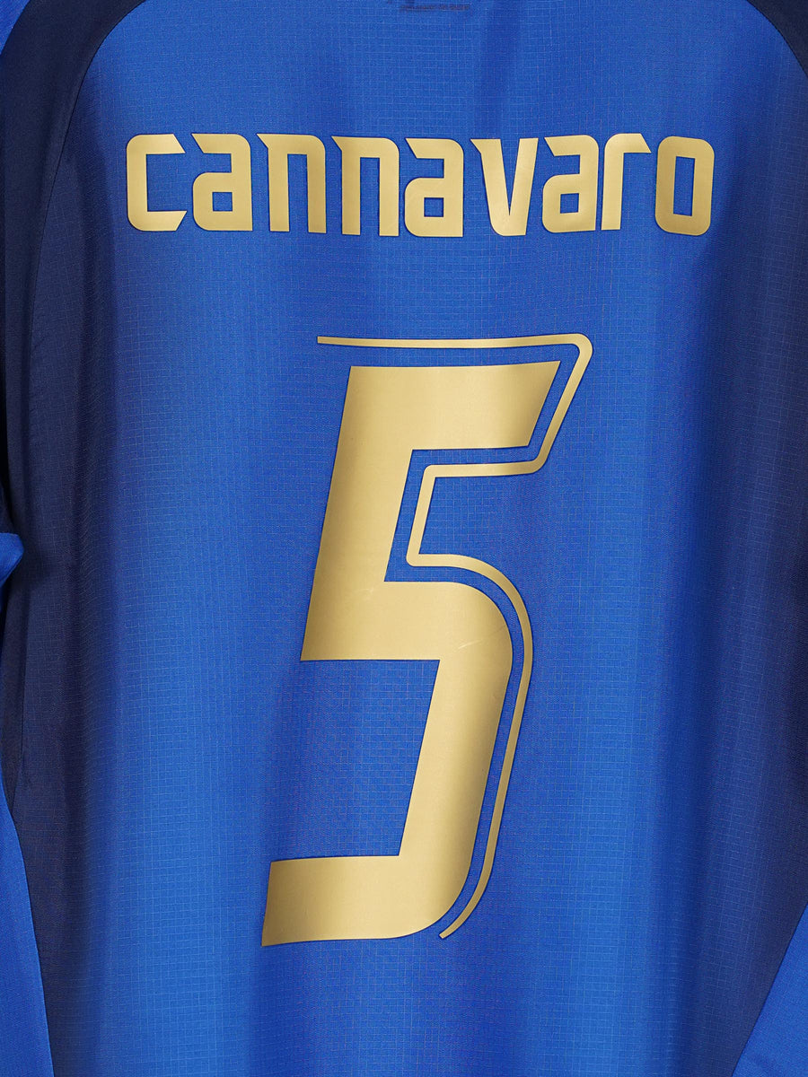 Italy Home Shirt 2006/7 Cannavaro 5 (L)