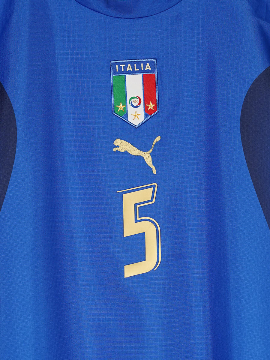 Italy Home Shirt 2006/7 Cannavaro 5 (L)