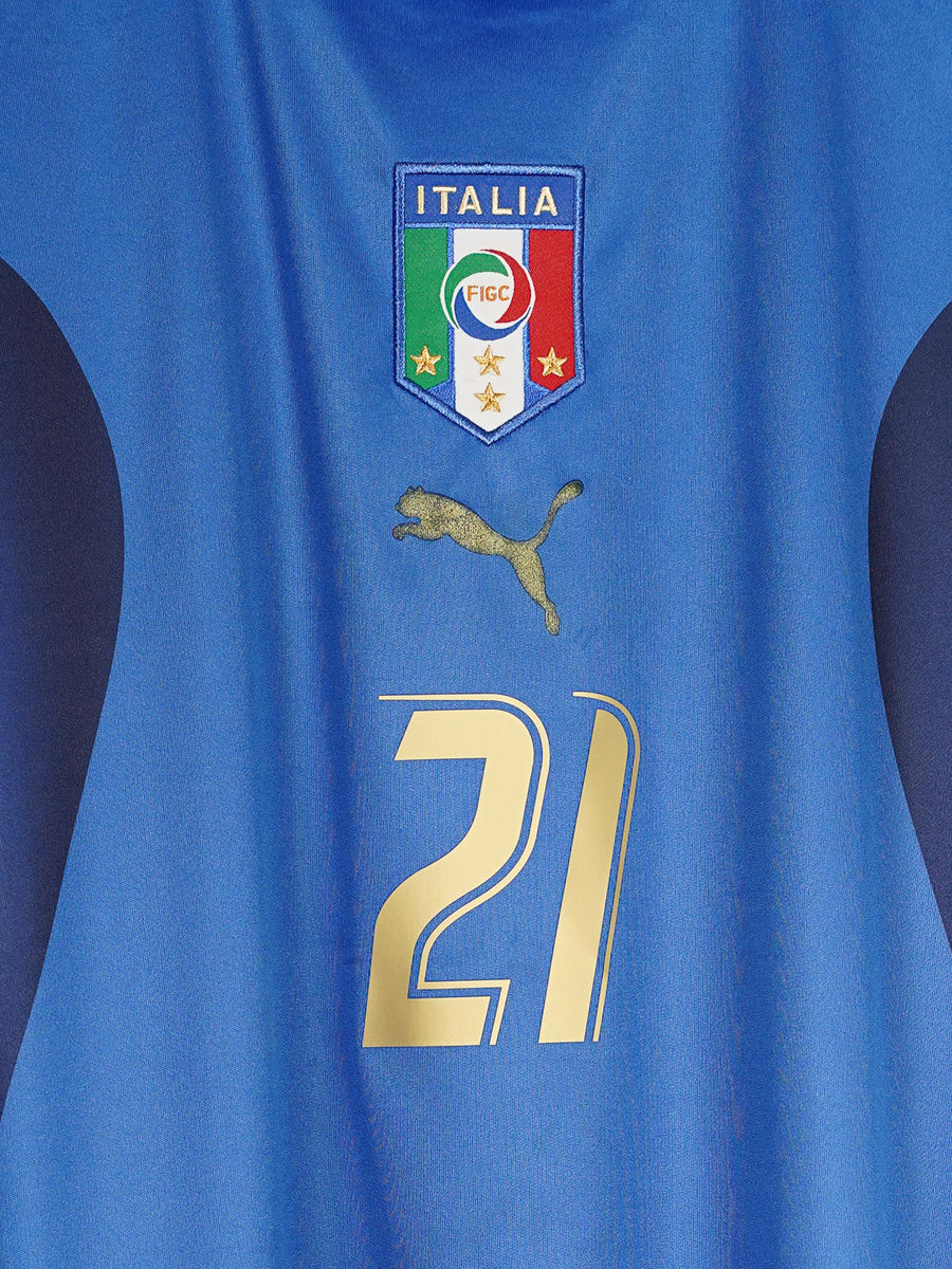 Italy Home Shirt 2006/7 Pirlo 21 (XXL)