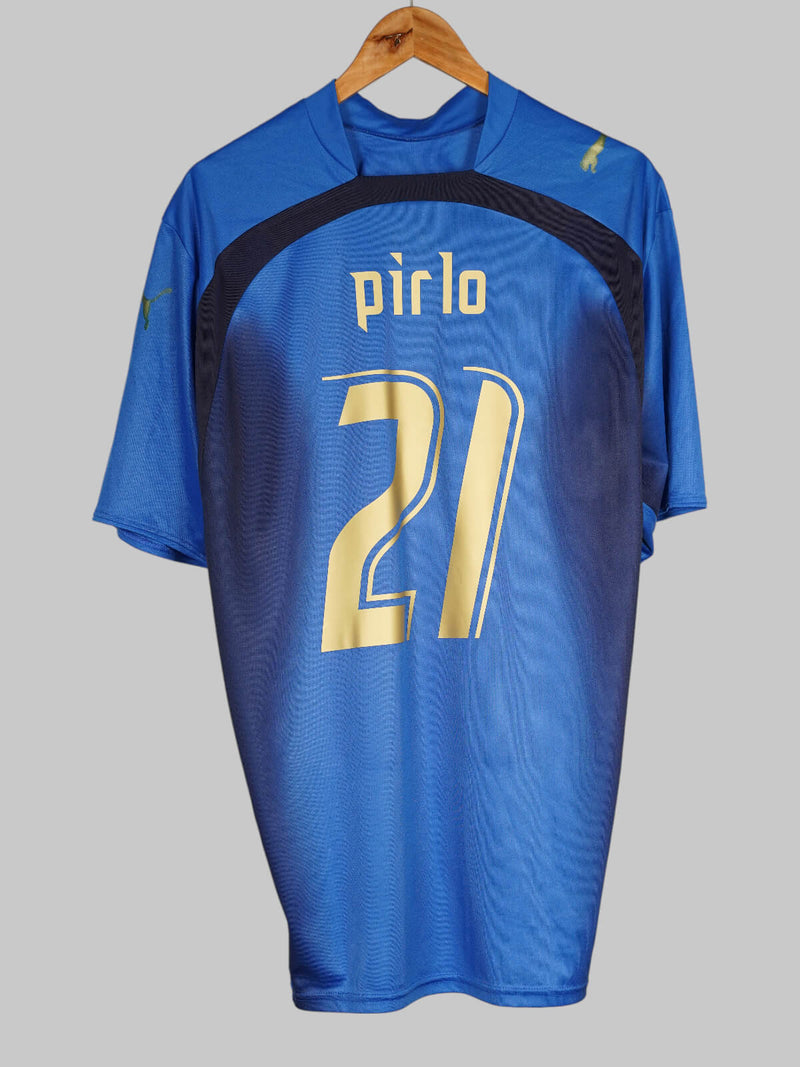 Italy Home Shirt 2006/7 Pirlo 21 (XXL)