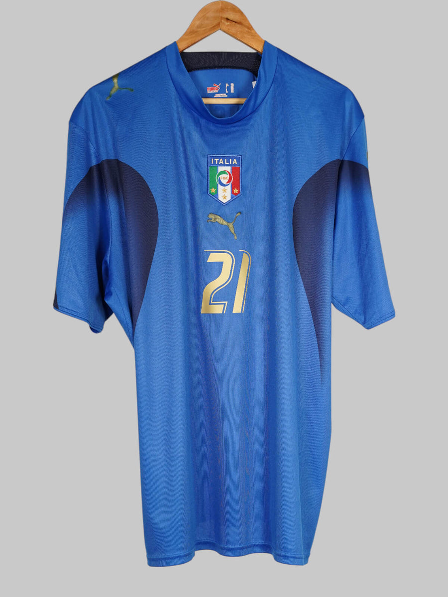 Italy Home Shirt 2006/7 Pirlo 21 (XXL)