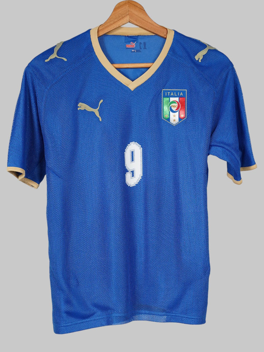 Italy Home Shirt 2007/8 Toni 9 (S)