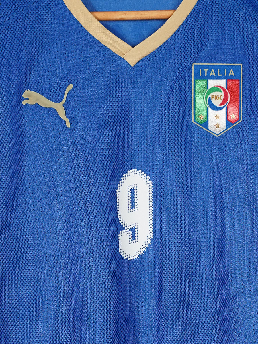 Italy Home Shirt 2007/8 Toni 9 (S)