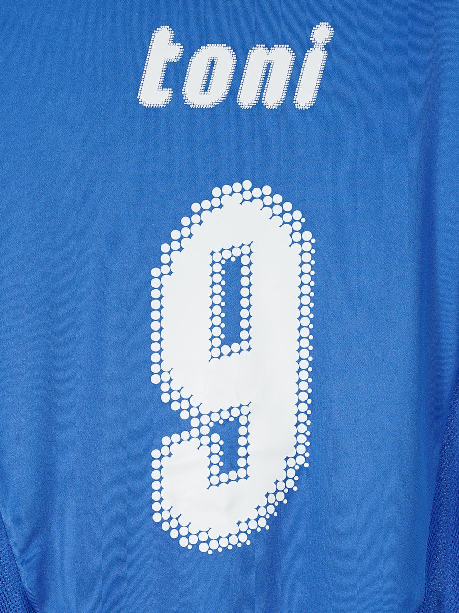 Italy Home Shirt 2007/8 Toni 9 (S)