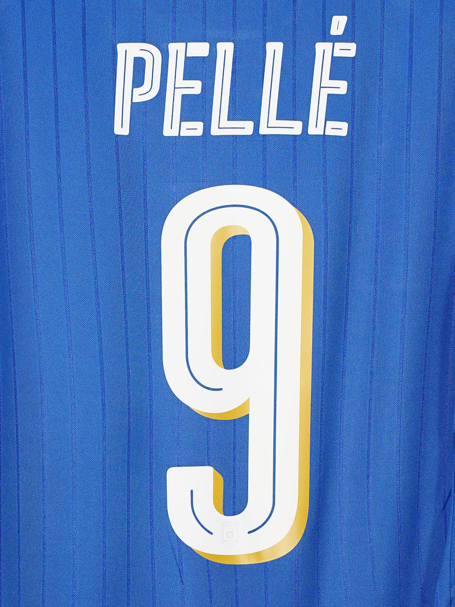 Italy Home Shirt 2016/17 Pellé 9 (M)