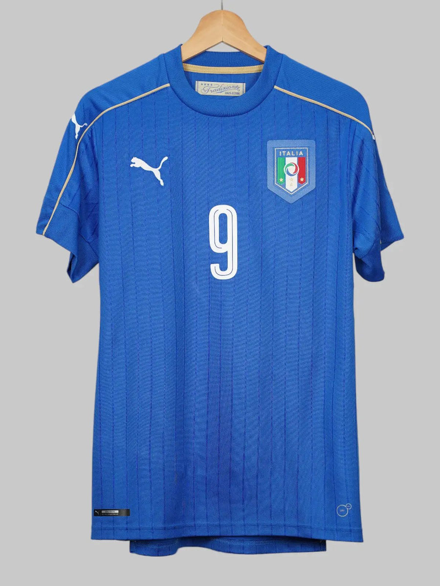 Italy Home Shirt 2016/17 Pellé 9 (M)