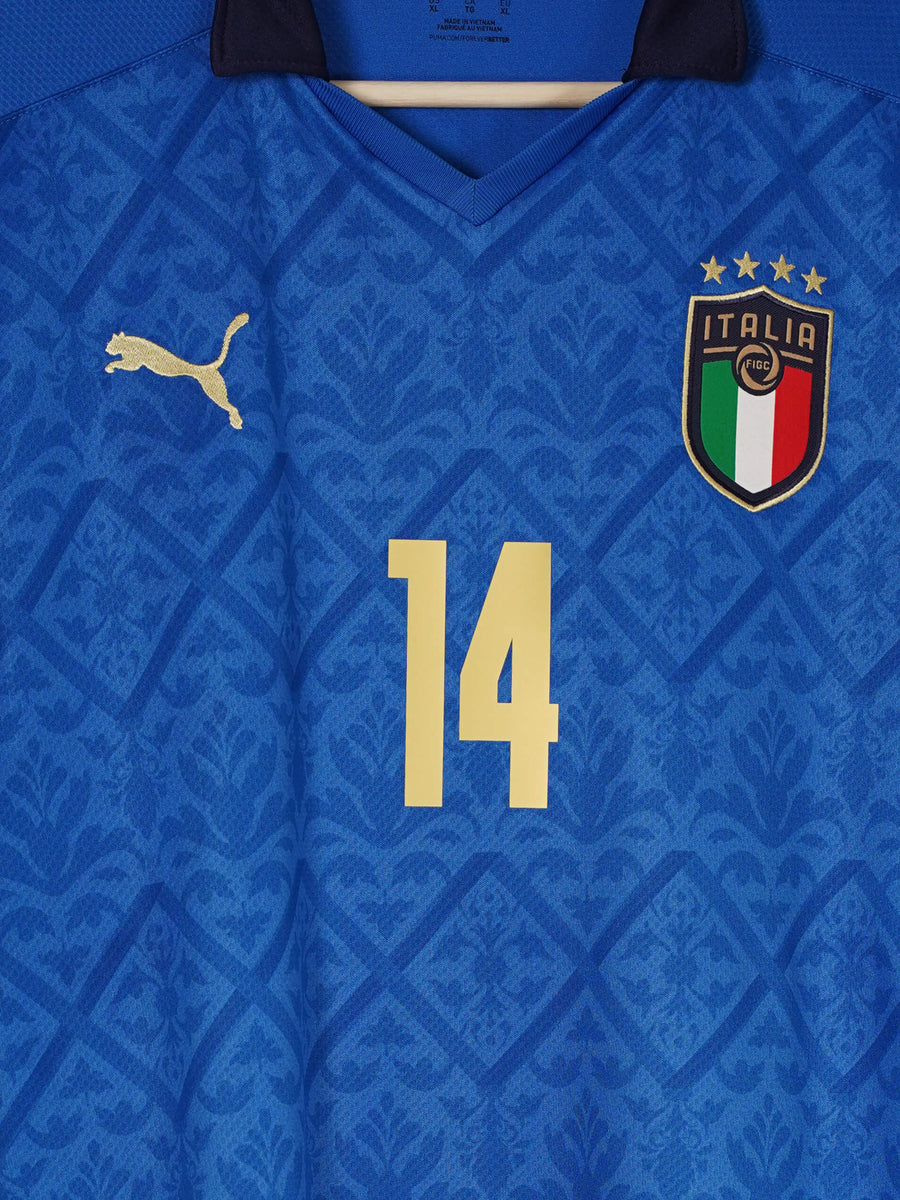 Italy Home Shirt 2020/21 Chiesa 14 (XL)