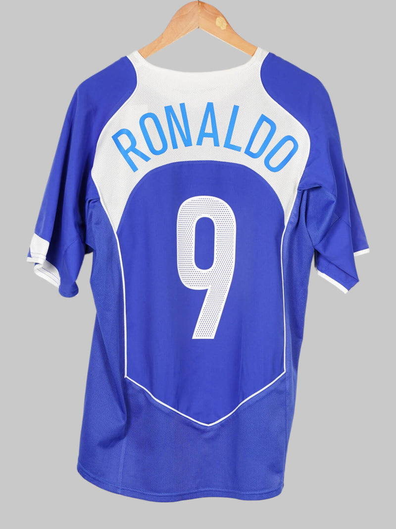 2004/05 Brazil Ronaldo #9 Away Shirt (L)