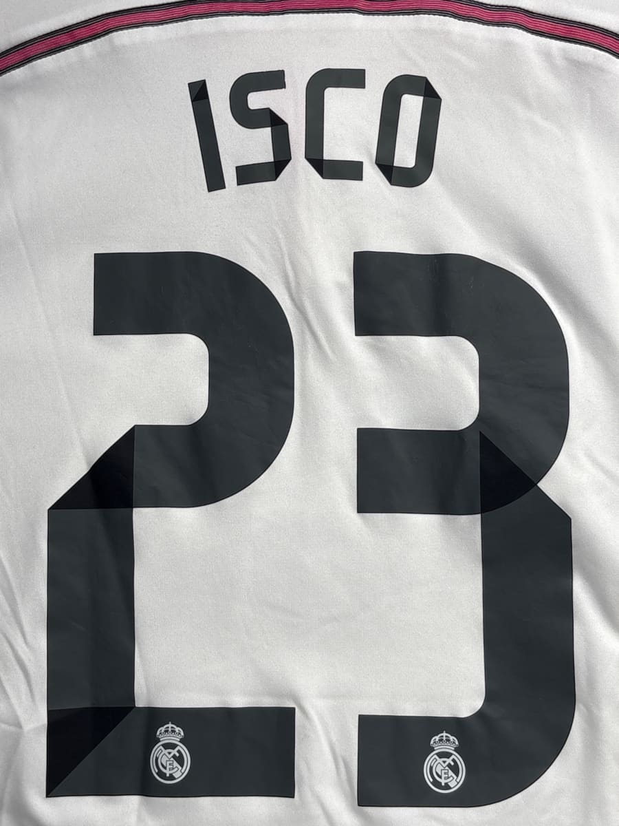 2014/15 Real Madrid Isco #23 Home Shirt (M)