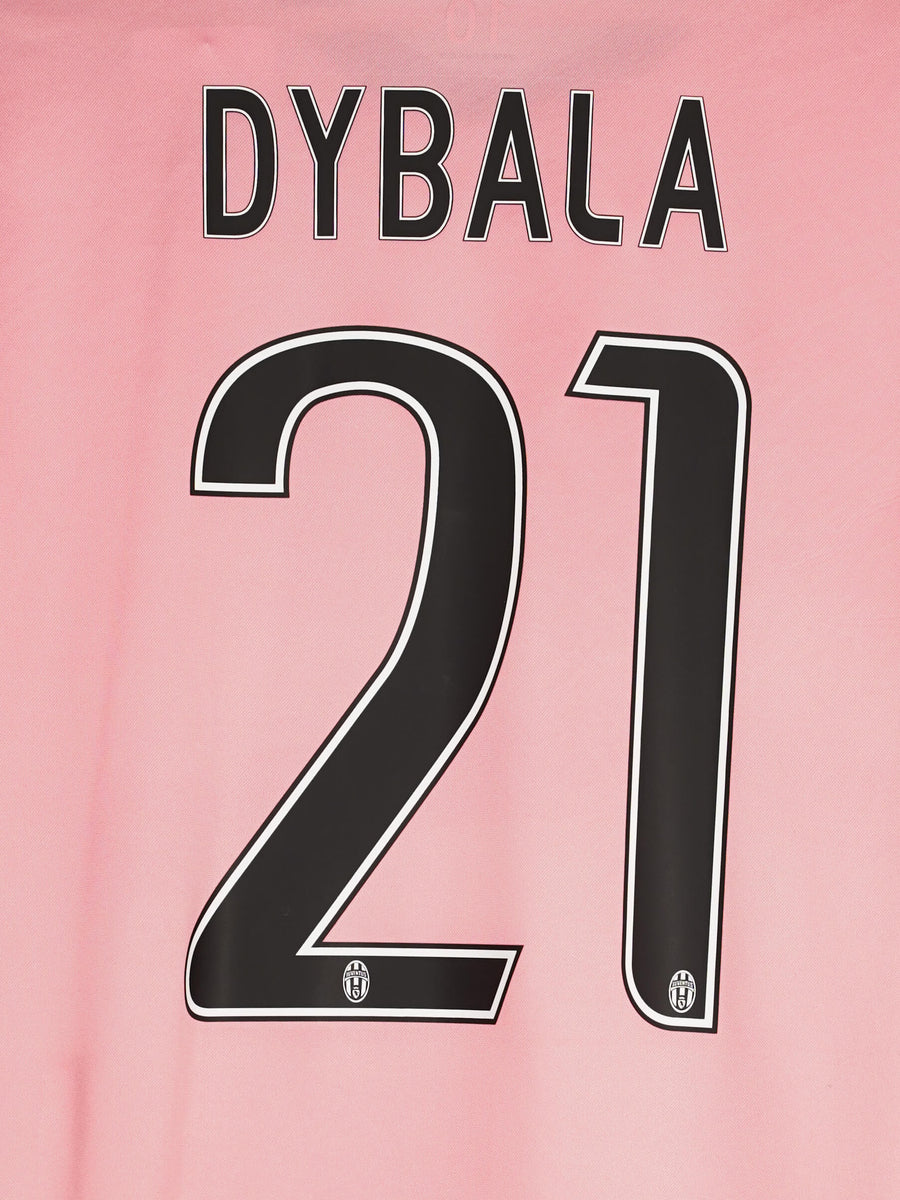 Juventus Away Shirt 2015/16 Player Issue & Signed Dybala 21 (XL)