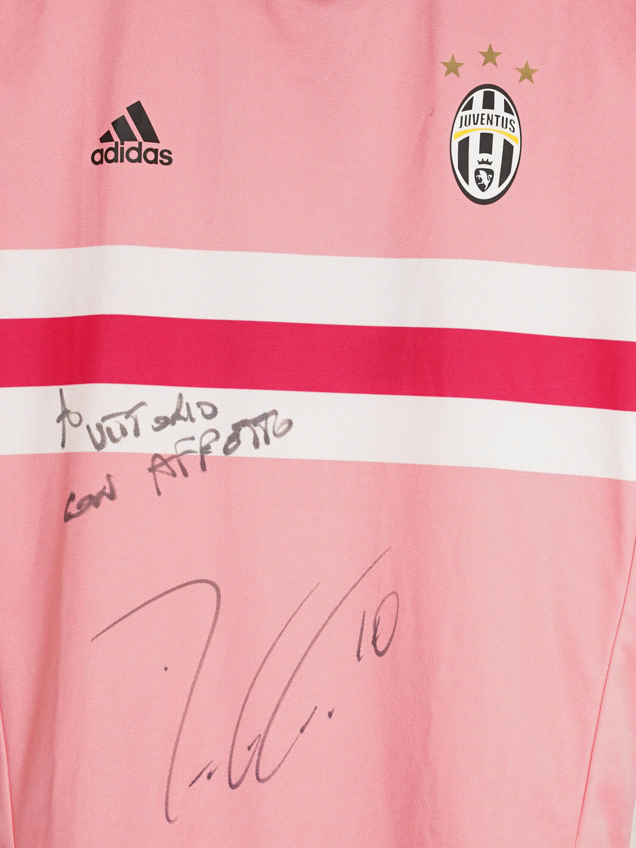 Juventus Away Shirt 2015/16 Player Issue & Signed Dybala 21 (XL)