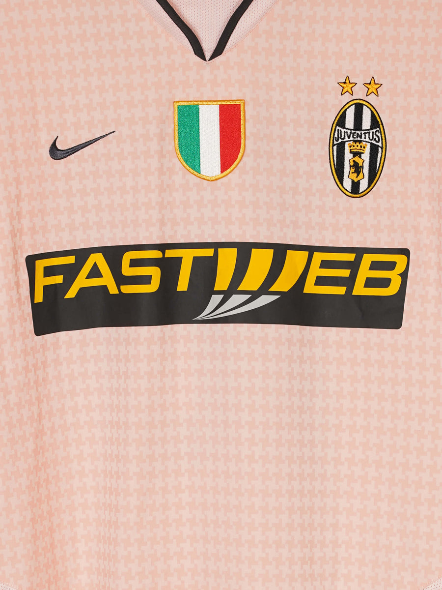 Juventus L/S Away Shirt 2003/4 Di Vaio 20 Match Worn (M)