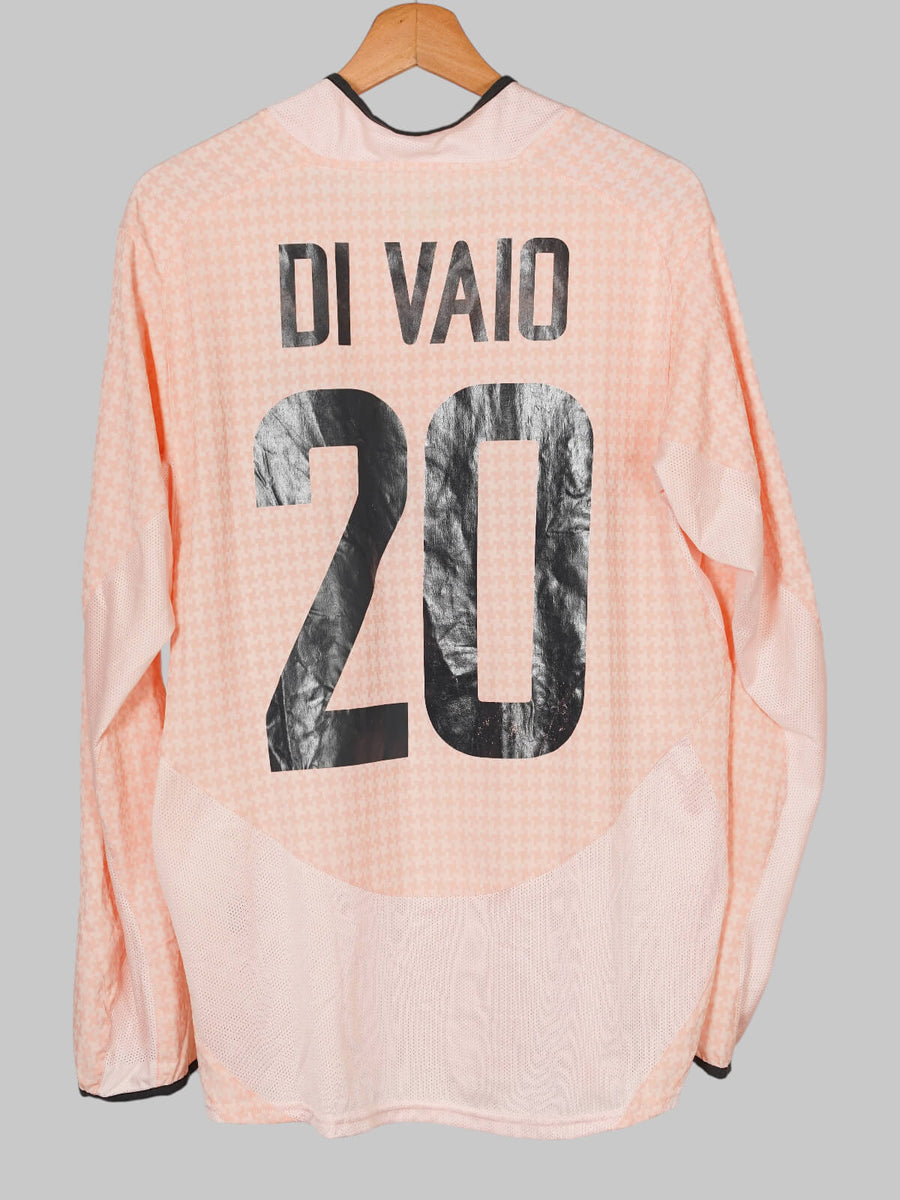 Juventus L/S Away Shirt 2003/4 Di Vaio 20 Match Worn (M)