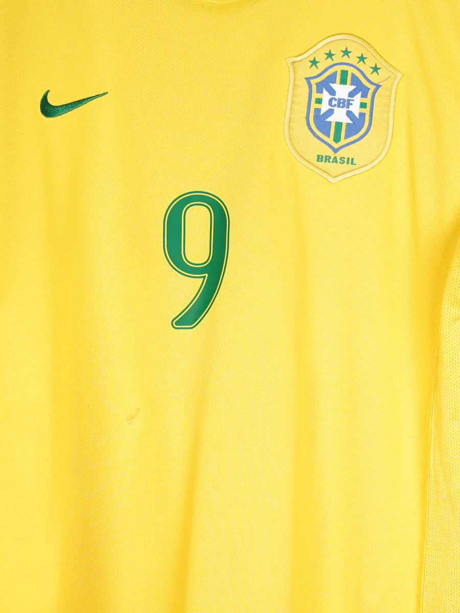 2006/07 Brazil Ronaldo #9 Home Shirt (M)