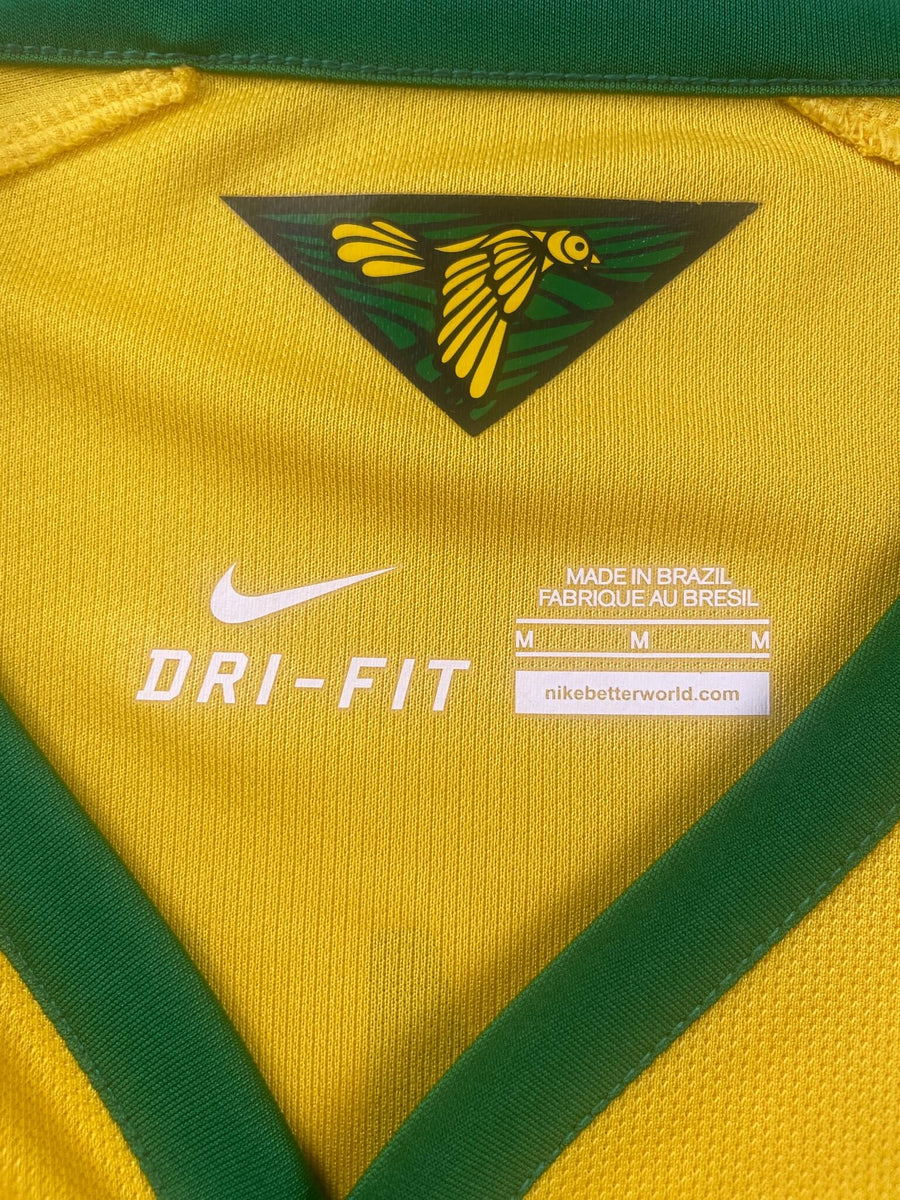 2014/15 Brazil Neymar Jr #10 Home Shirt (M)