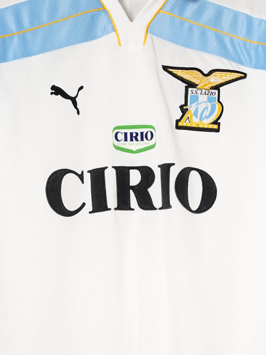 Lazio Centenary Centenary Home Shirt 1999/00 Simeone 14 (XL)