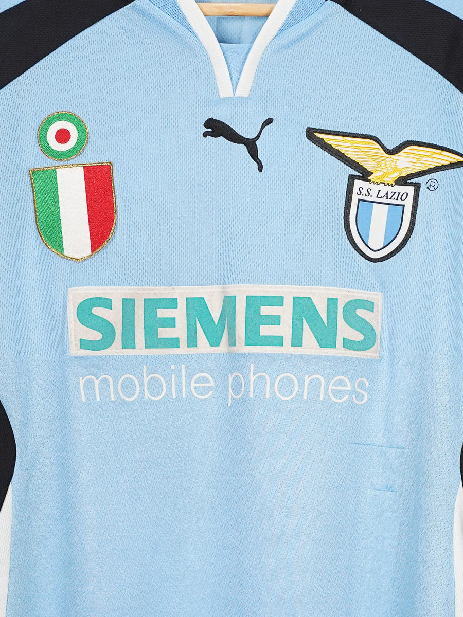 Lazio Home Shirt L/S 2000/1 Nedved 18 (L)