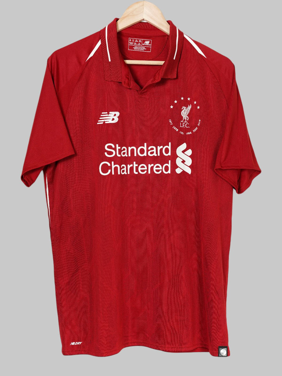 Liverpool 6 Times Home Shirt 2018/19 Salah 11 (XL)