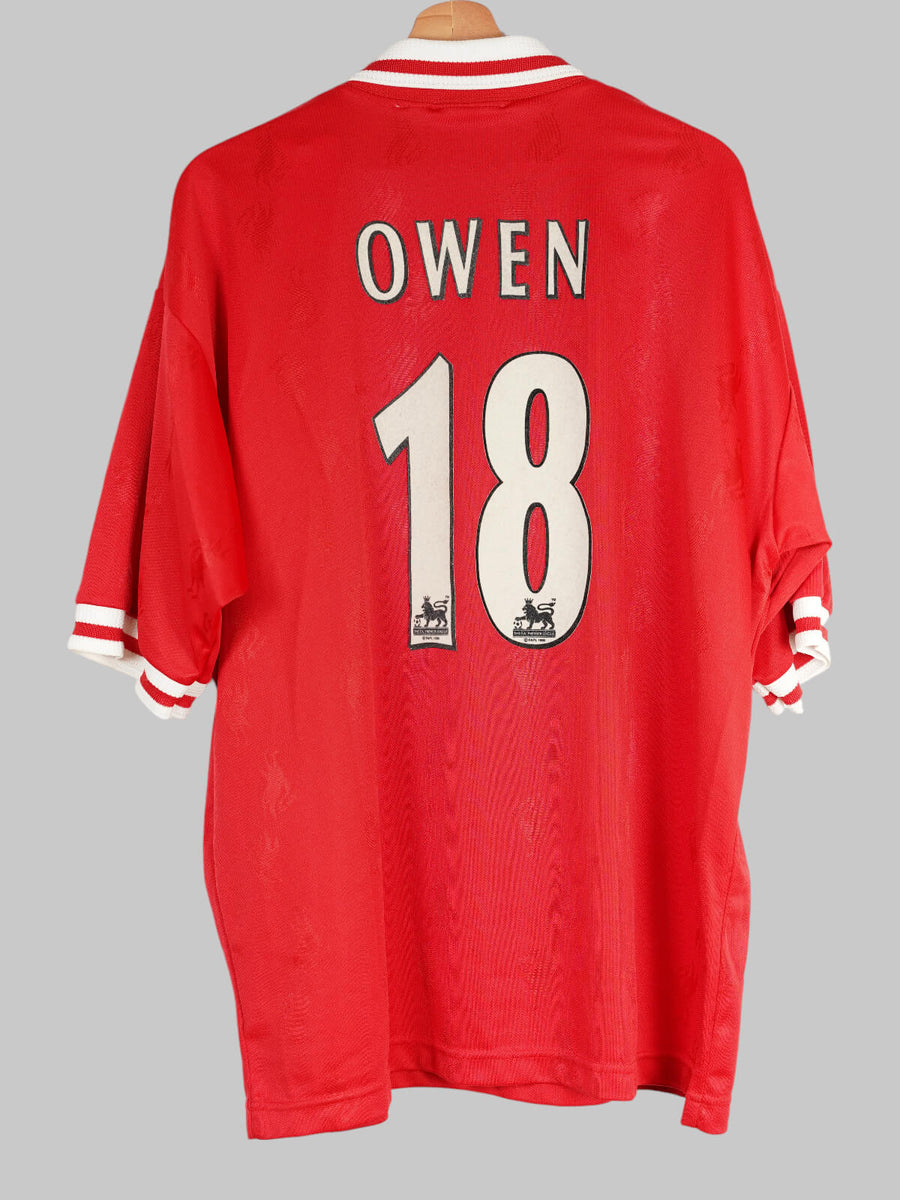 Liverpool Home Shirt 1997/98 Owen 18 (M)