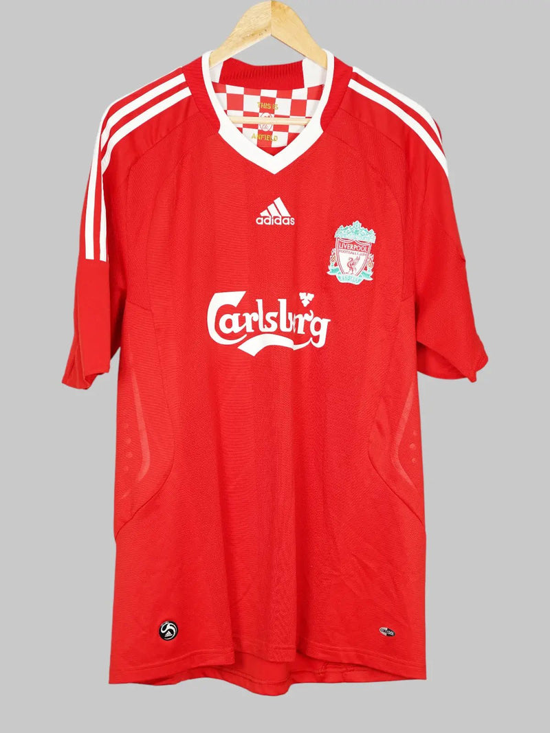 Liverpool Home Shirt 2008 - 10 Kuyt 18 (XL)