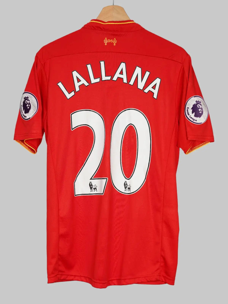 Liverpool Home Shirt 2016/17 Lallana 20 (M)