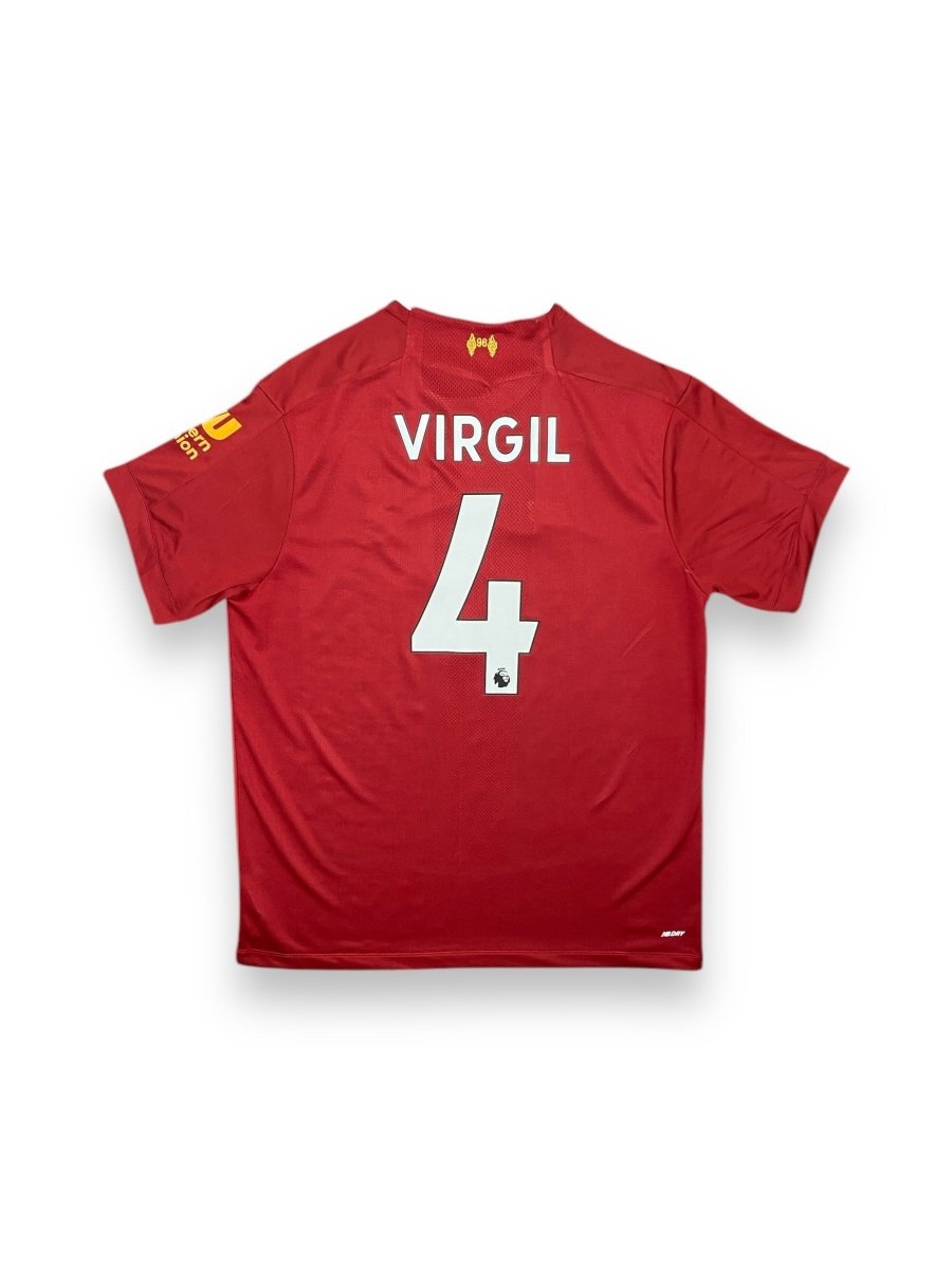 Liverpool Home Shirt 2019/20 Virgil #4 - 10/10 - L