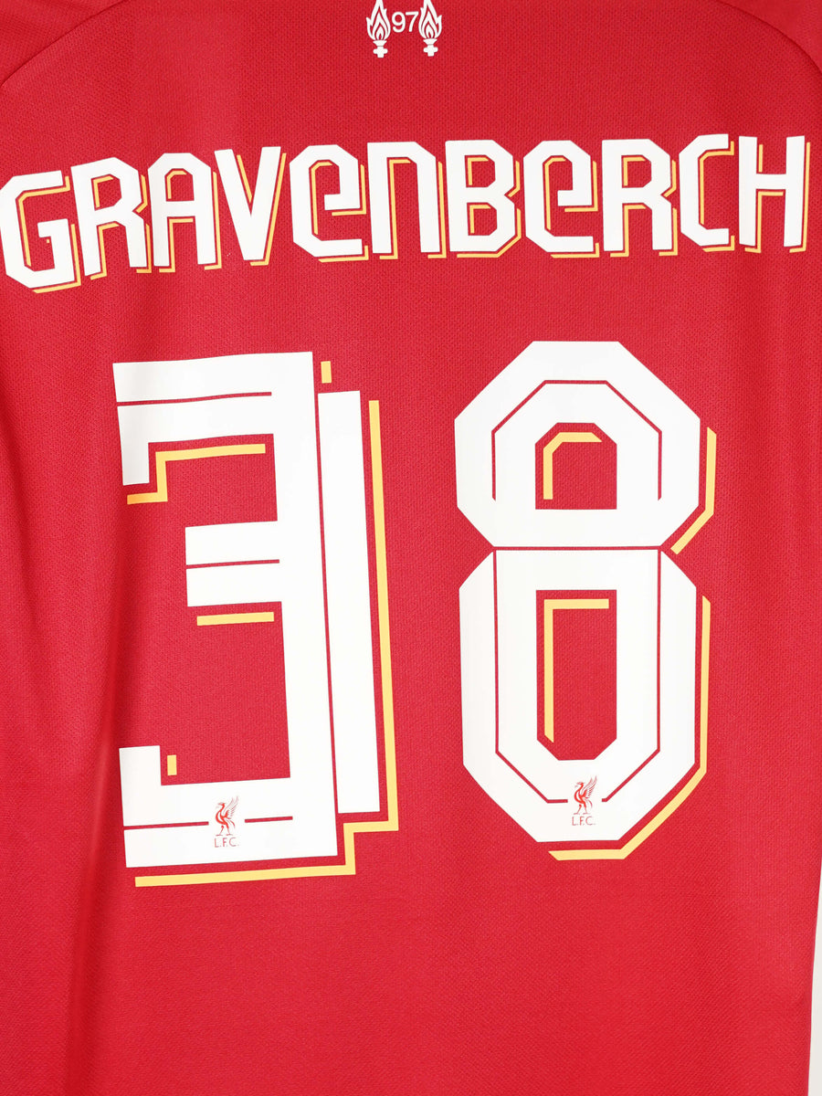 Liverpool Home Shirt 2025/26 Gravenberch 38 (XL)
